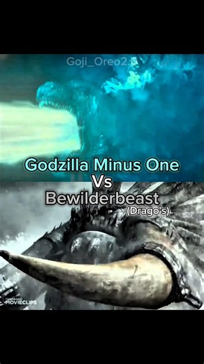 Godzilla Minus One #vs Bewilderbeast (Drago's) #godzillaminusone #bewilderbeast #httyd2 #vsedit