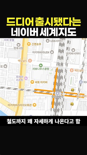 드디어 출시됐다는 네이버 세계지도