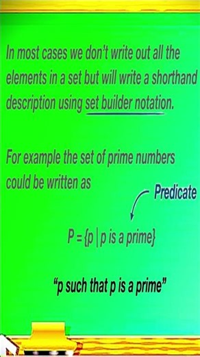 Set Builder Notation Explained in 60 Seconds