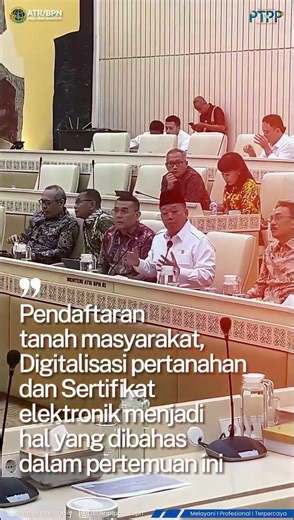 Mengawal Program Strategis Dirjen PTPP di Forum RDP Komisi II DPR RI