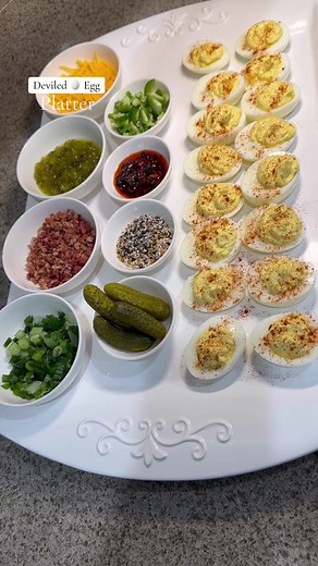 Easy Deviled Egg Platter Recipe for Holidays