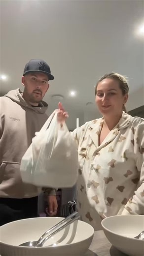 Chloe and James 💍🐶🏡 on Instagram: "Dish up Saturday night Chinese with us 😂 🍴"