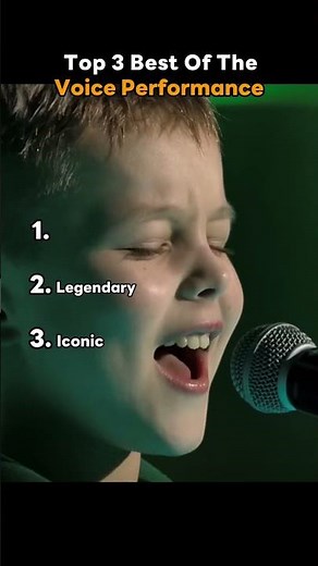 Top 3 Best Of The Voice Performance