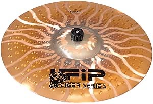 Ufip TS-12 Tiger Series 12 Inch Splash Cymbal l Hand Hammered B8 Bronze Alloy l Explosive Sound with Powerful Quick Response & Lasting Sustain l Designed for Hard Rock, Heavy Metal, Punk & Rock