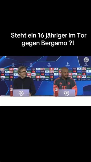 Kompany über die diskutierte Torwartposition für das morgige CL-Spiel gegen Atalanta Bergamo! #bayern #ucl #interview #fcb #fcbayern