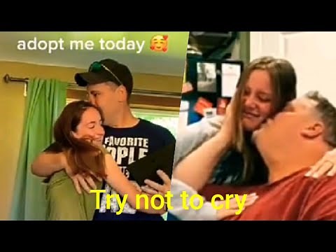 stepdad to stepdaughter asking my stepdad to adopt me, tik tok compilation vidéo. 😥❤👍