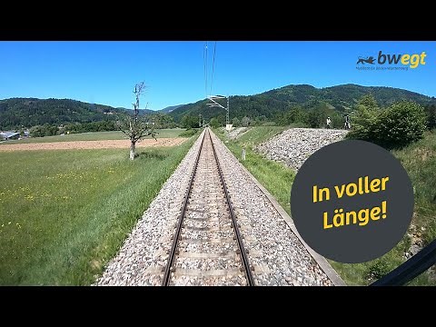 Führerstandsmitfahrt von der Schweiz in den Südschwarzwald mit bwegt