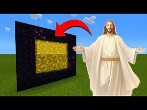 How To Make A Portal To The Jesus Dimension in Minecraft