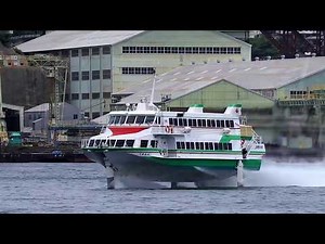 海上飛走行！ジェットフォイル「ぺがさす」長崎港