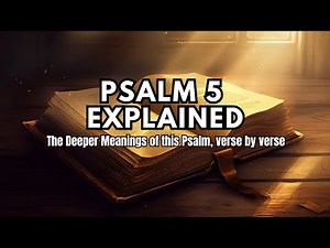 Psalm 5 (NIV) - The Deeper Meanings of this Psalm Explained