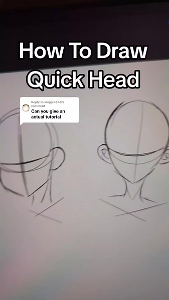 How to Draw Quick Head Tutorial | Art Tips & Lessons