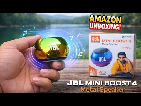 JBL Mini Boost 4 Metal Speaker Unboxing & Bluetooth Speaker ?