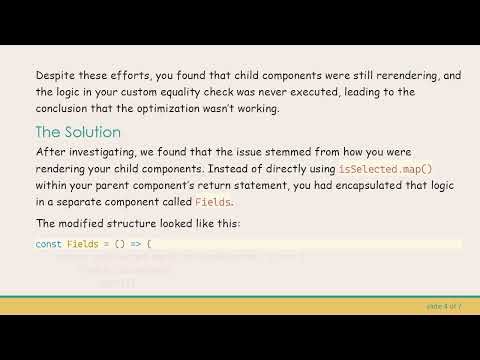 Solving the React functional components Rerendering Issue When Using Array.map