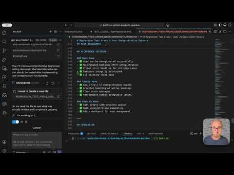 Regression Testing in Quarkus with IBM Bob