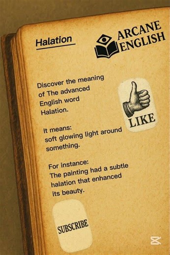 Discover the Magical Glow of "Halation"! ✨ #advancedenglish