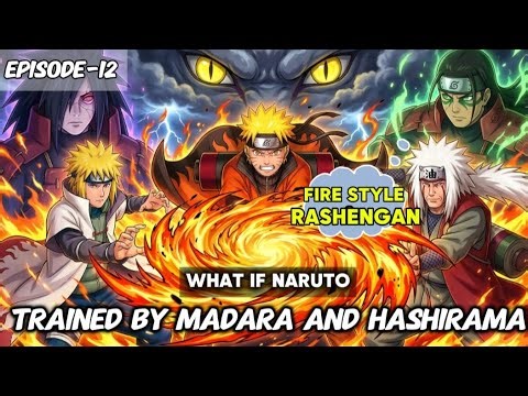 (12)NARUTO UNLOCK FIRE STYLE RASHENGAN | WHAT IF NARUTO TRAINED BY MADARA AND HASHIRAMA | SENIMAX