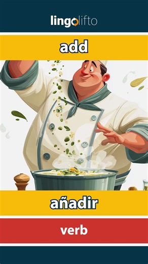 🇬🇧🇪🇸 add - añadir : learn English : aprendamos inglés : vocabulary builder