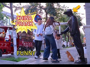 Best Statue Prank in China. This Statue Scared Everyone