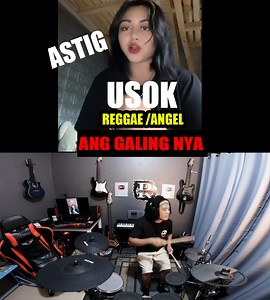 2.1M views · 47K reactions | USOK BY ASIN COVERED ANGEL UMUUSOK ANG GALING NI IDOL Angel A Abellar (Ann Jonalyn) #reggaemusic #reggae | Rey Music Collection | Facebook