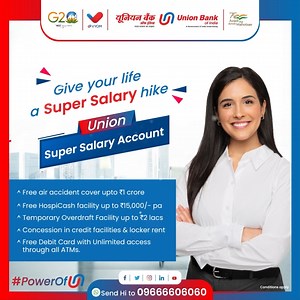 21K views · 535 reactions | Union Super Salary Account offers a comprehensive Savings Account that caters to all banking needs. Know more: https://bit.ly/SuperSalary #UnionBankOfIndia #GoodPeopleToBankWith #AmritMahotsav #PowerOfU | Union Bank of India | Facebook