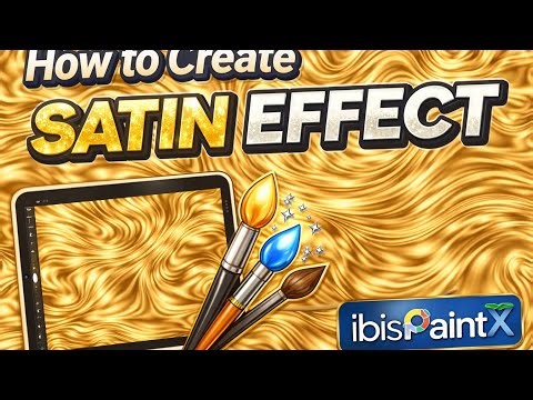 Easy Satin Texture Effect in IbisPaint X (Step-by-Step)