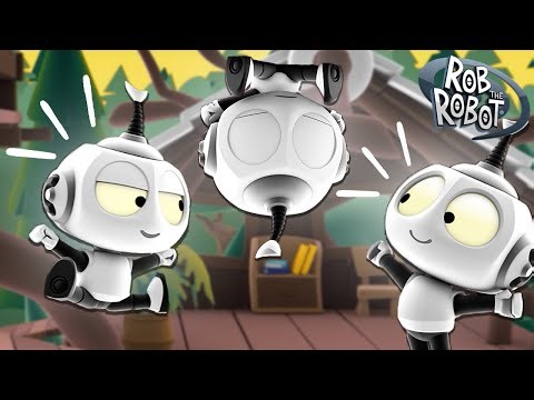 Fun at Tree House Planet! 🌳 | Rob the Robot | Kids Educational Cartoons