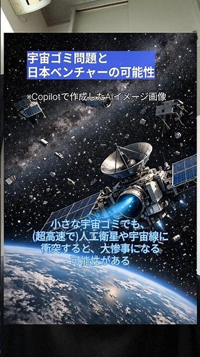 【可能性】宇宙ゴミ問題と日本ベンチャーの可能性 #宇宙 #宇宙ゴミ #ベンチャー企業 #日本 #アストロスケール
