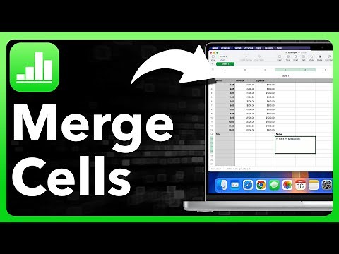 How To Merge Cells In Apple Numbers