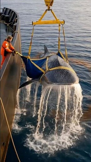 Saving a Filter Feeder from Toxic Algal Bloom Whale Shark | Ocean Wildlife #rescueefforts #shorts