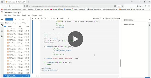 AI-Powered Virtual Mouse with Hand Gestures using MediaPipe Python | Harish Uppula posted on the topic | LinkedIn
