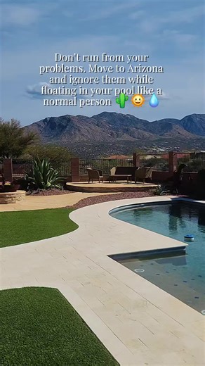 Some people go to therapy. Some people move to Arizona and float in the pool about it. Honestly… both seem effective. 🌵💧 If floating in a pool in Arizona sounds like your kind of problem-solving… let’s talk about getting you# here. 🌵 #tucson #tucsonaz #relocating