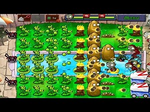 Plants vs. Zombies Mobile Gameplay | Adventure Pool Level 1-10