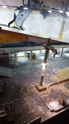 arduino nano sensor gerak lorong horror #diyhandmade #elektronik #excavator #miniatur #arduino