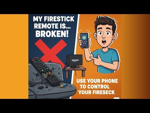 LOST OR BROKEN FIRESTICK REMOTE? NO WORRIES EASY FIX