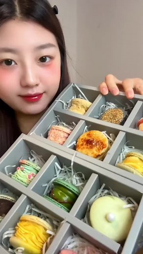 Mukbang macaroon #douyin #cake #cakedecorating #asmr #xuhuong