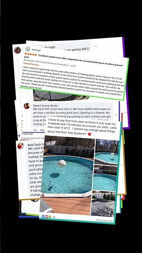 PoolTree System Reviews Speak for Themselves!
