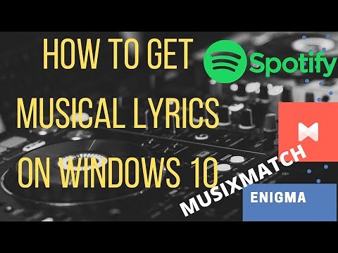 How to get musical lyrics on PC using Musixmatch