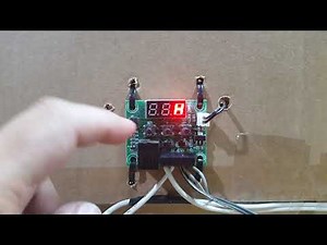 How to configure W1209 thermostat for egg incubator