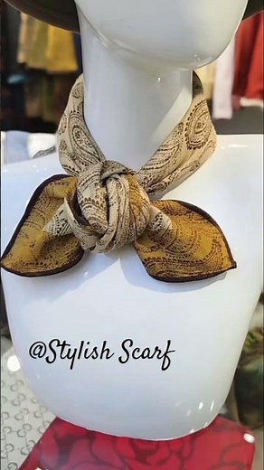 "How to Tie a Silk Scarf: The Elegant Rose Knot"#SilkScarf, #ScarfTutorial, #RoseKnot,