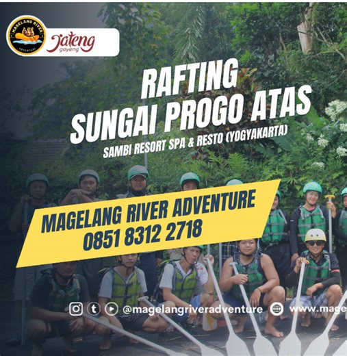 Bersama Magelang River Adventure, kami menjelajahi derasnya arus Sungai Elo dalam petualangan rafting yang seru, aman, dan penuh tawa! Terletak di kaki Gunung Merbabu dan Merapi, Sungai Elo menawarkan panorama alam yang menakjubkan dan jalur rafting yang cocok untuk pemula maupun profesional. 🔥 Dalam video ini: ✔ Persiapan rafting & briefing keselamatan ✔ Aksi seru melawan arus sungai ✔ Keindahan alam sekitar Sungai Elo ✔ Momen seru dan tawa bersama tim 🚣‍♂️ Tertarik mencoba? Magelang River Ad