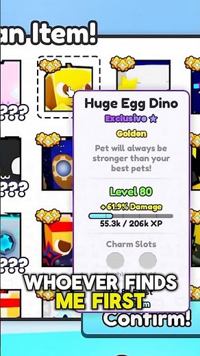 Find me, Get a Free Golden Huge! (Roblox Pet Simulator 99)