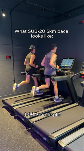 *Pace always feels much harder and looks slower on video* SUB 20 is such a big benchmark for so many people. But it’s not as scary as you think. Here’s some targets to hit so you know you’re in sub20 5km shape (subject to race pacing and taper) : 1. 5 x 1km (90-120s rest) - 3:55-4:00/km 2. 10 x 400m (60-90s rest) - 1:30-32 per rep 3. 1 Mile - 6:15 or under save to refer back to later 🤝