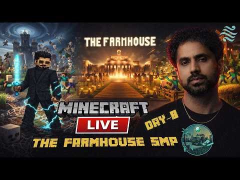 HELLO HELLO 'LO FIR AAGAYE' 🔴 Minecraft RP | Day8 Farmhouse SMP | Story Continue #samatva #thefarmer