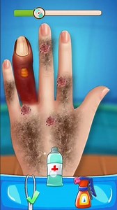 ASMR | hand cleaning Animation 🤚
