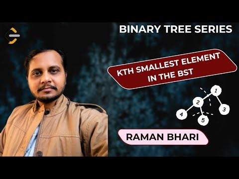 Kth Smallest Element in a BST | Intuition, Inorder Traversal & Optimized Approach
