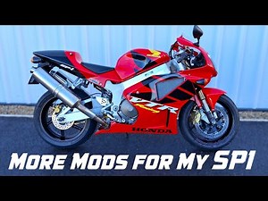More Mods for my SP1. Upgrading my Honda HRC RC51 Road Superbike
