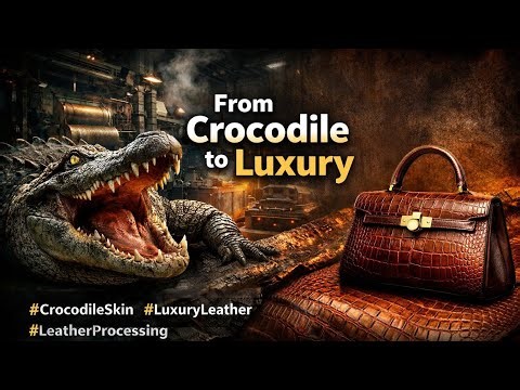 How Crocodile Skin Is Processed: From Wild Animal to Luxury Leather Goods
