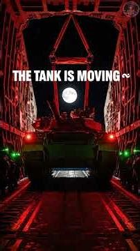 US Army Drops 70-Ton Tank at 2AM! 😱🌙 #shorts