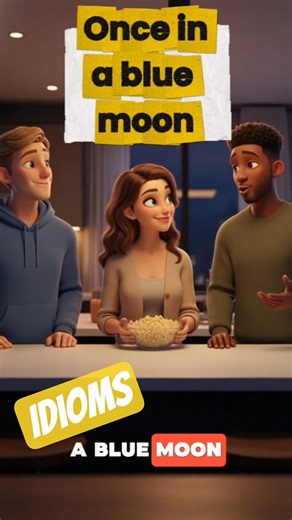 Idioms in English | Once in a blue moon