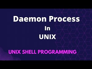 Daemon Process in Unix (Unix Shell Programming)